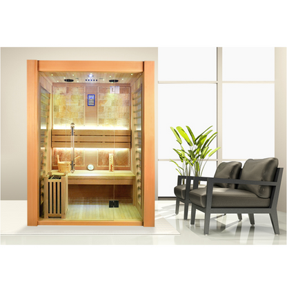 SAUNASNET® Luxury Traditional Indoor Steam Sauna Room Glass 02