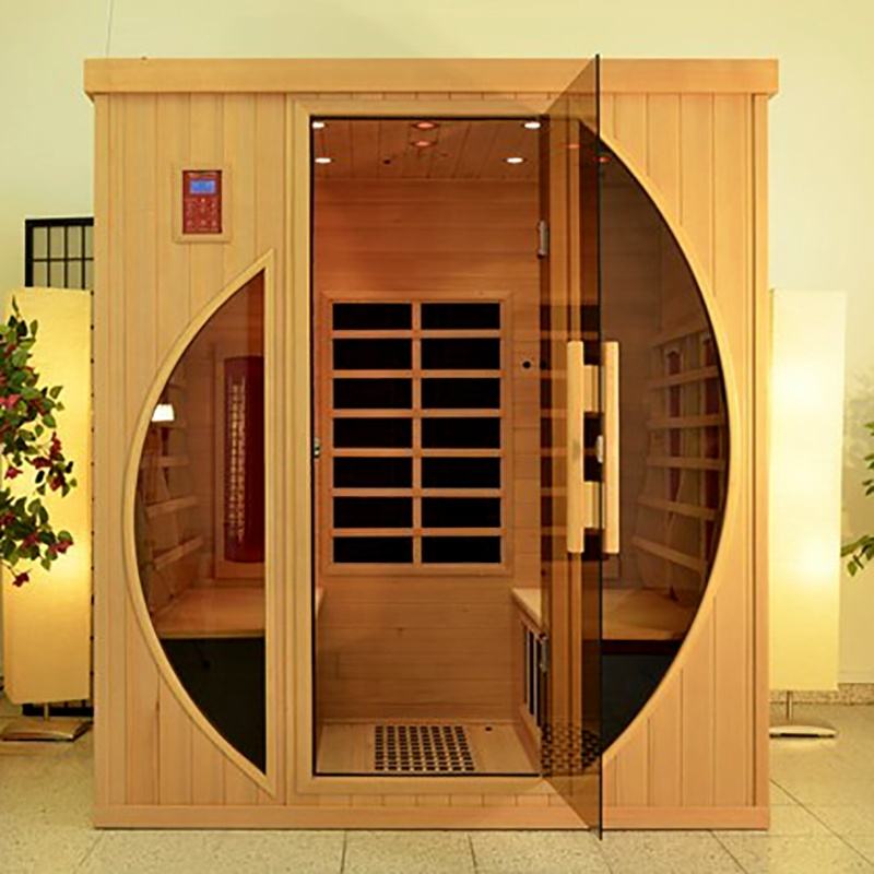 SAUNASNET Luxury Indoor Solid Wood Sauna Far Infrared 12