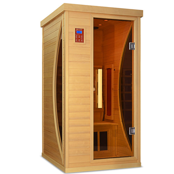 SAUNASNET Luxury Indoor Solid Wood Sauna Far Infrared 12