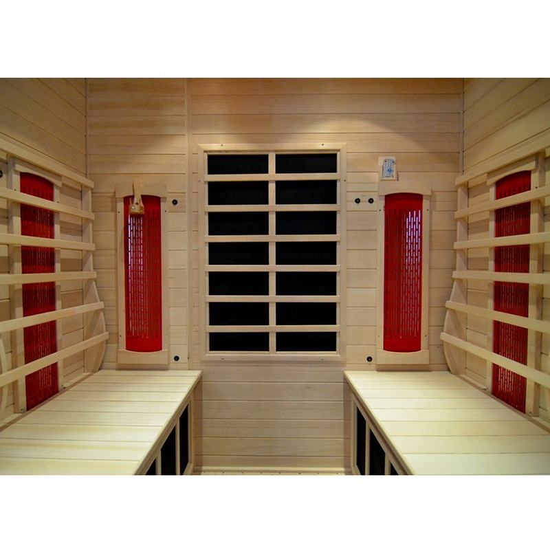 SAUNASNET Luxury Indoor Solid Wood Sauna Far Infrared 12