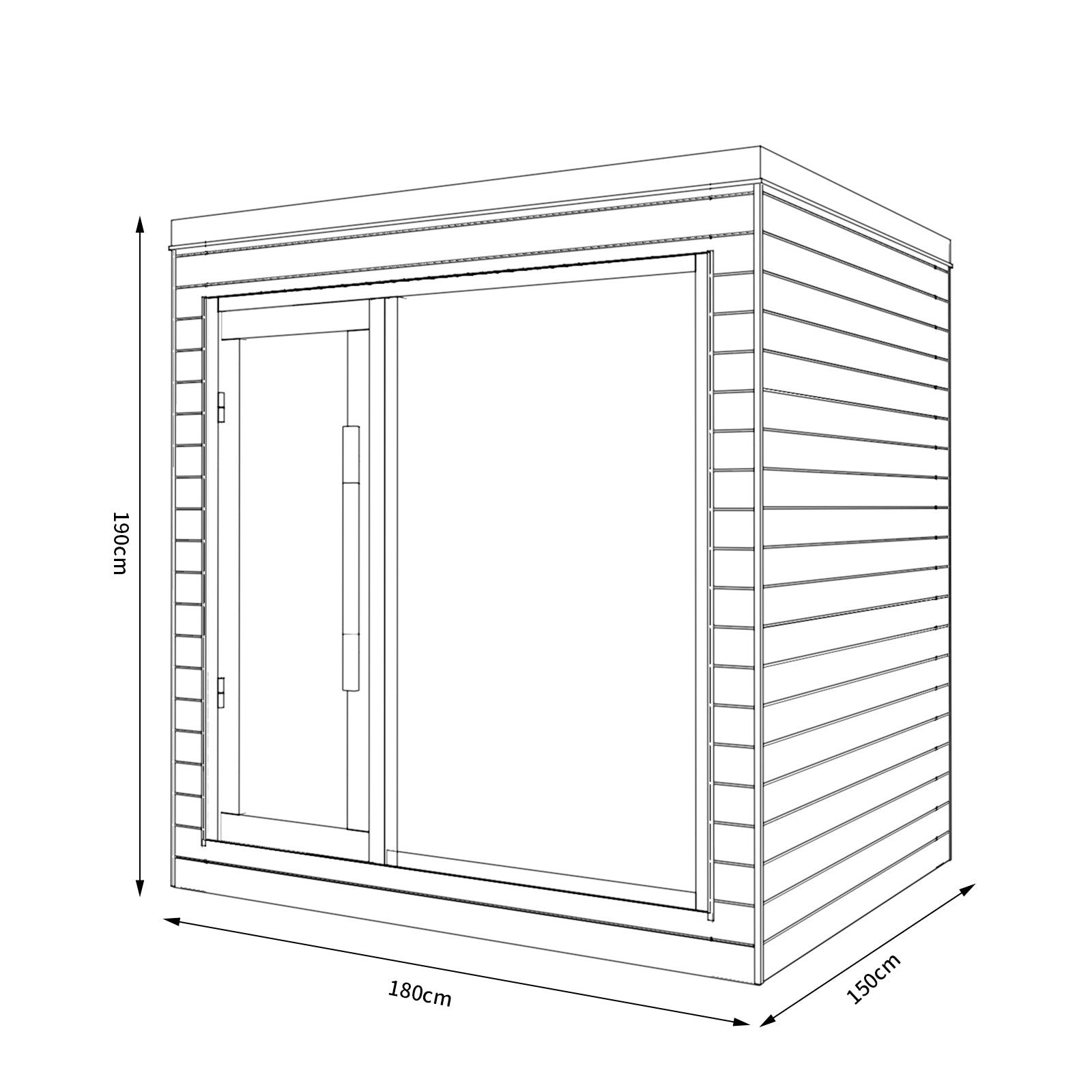 SAUNASNET Indoor Dual-System Luxury Cabin Sauna Luna - 4