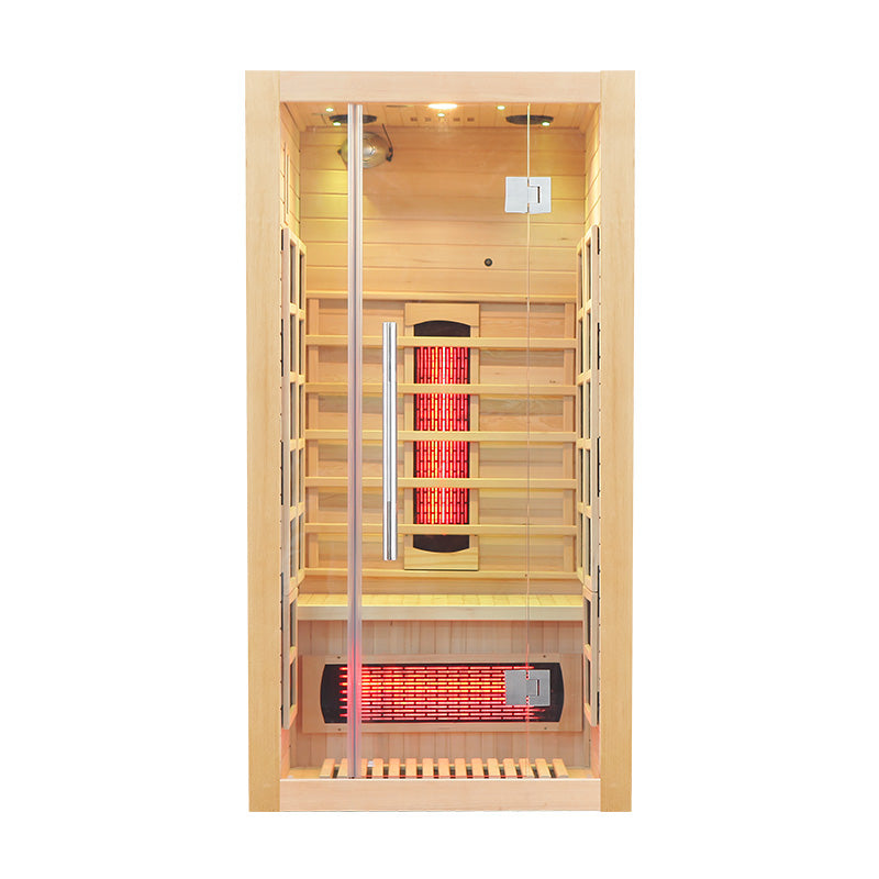 SAUNASNET Full Spectrum Indoor Solid Wood Sauna Far Infrared 11