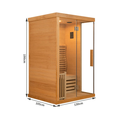 SAUNASNET Commercial Finnish Bath Home Sauna Indoor Steam Room Glass 03