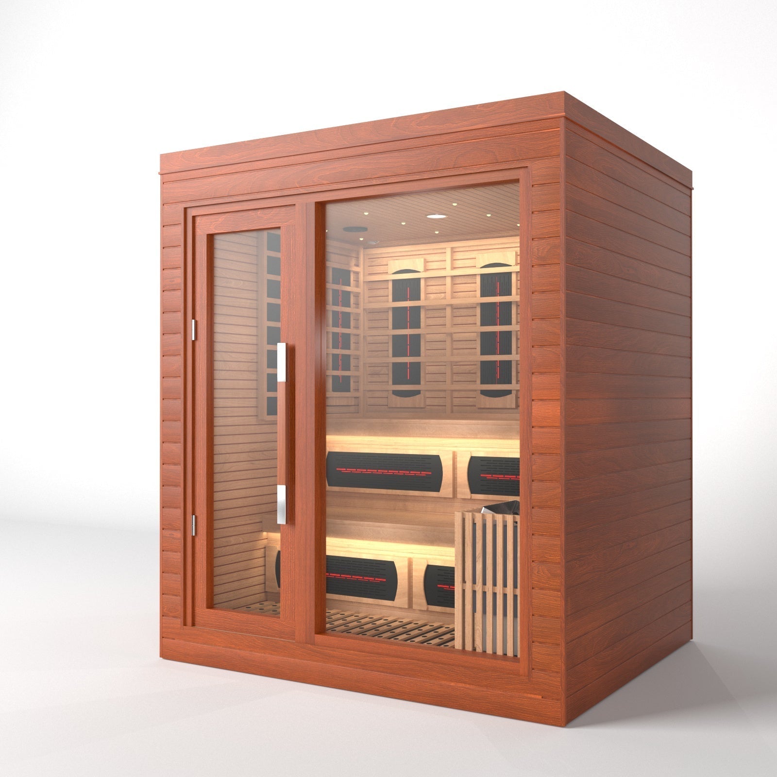 SAUNASNET Indoor Dual-System Luxury Cabin Sauna Luna - 4