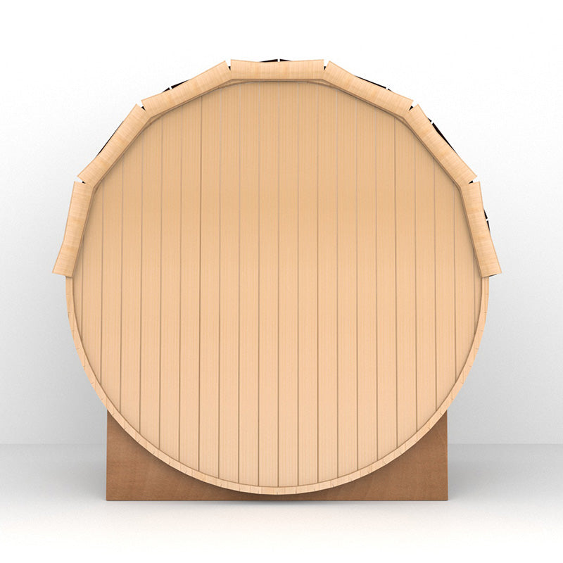 SAUNASNET Outdoor Fashion Sauna（3-4 Person）Barrel 07