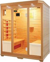 SAUNASNET Indoor Wooden Dry Cabin Customized Sauna Room Far Infrared 04