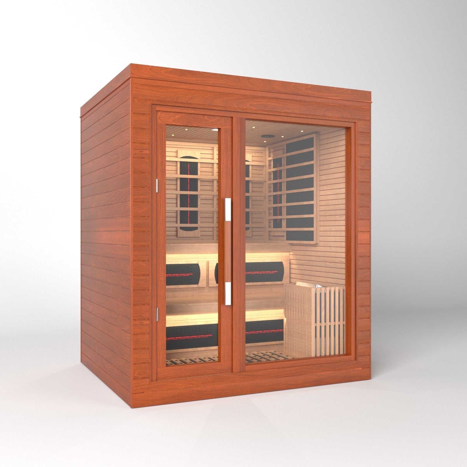 SAUNASNET Indoor Dual-System Luxury Cabin Sauna Luna - 4