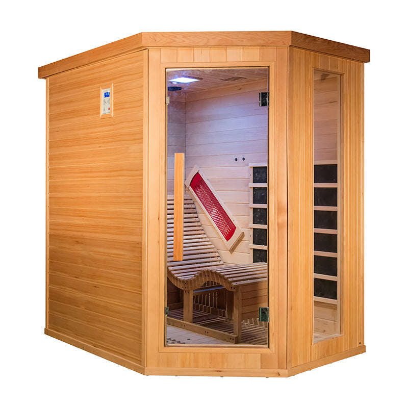 SAUNASNET Indoor Sauna Room with Recliner（Best Seller）Far Infrared 01