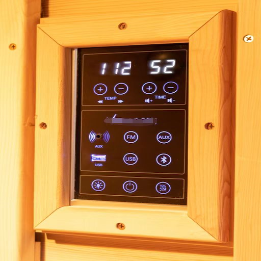 SAUNASNET Luxury Indoor Solid Wood Sauna Far Infrared 12