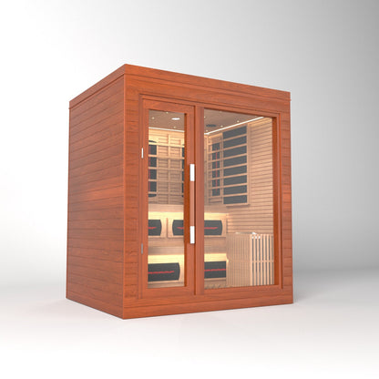 SAUNASNET Indoor Dual-System Luxury Cabin Sauna Luna - 4