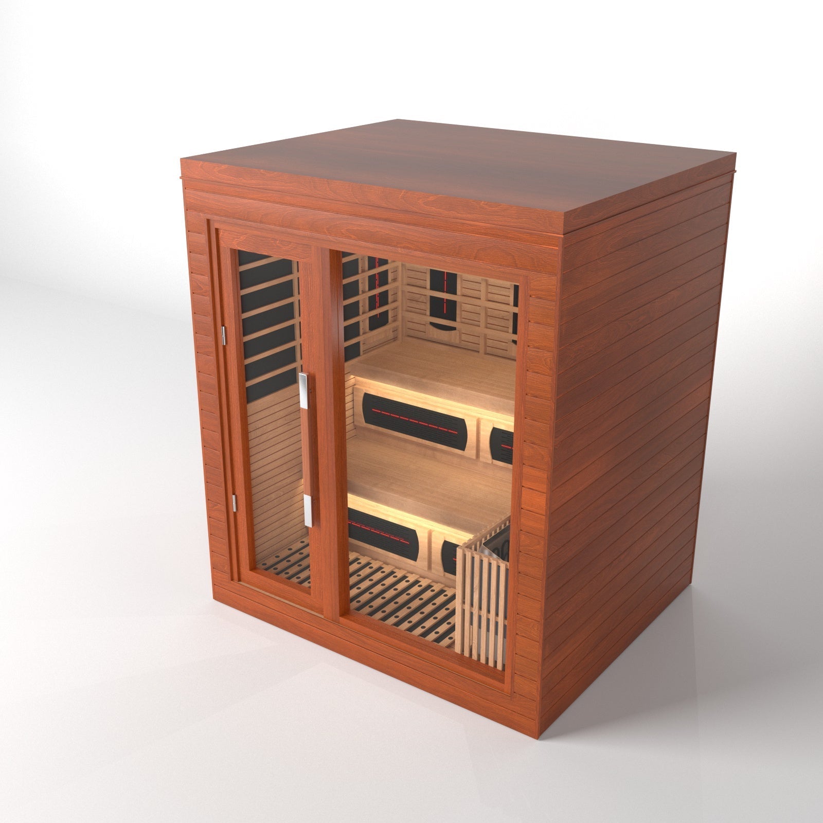 SAUNASNET Indoor Dual-System Luxury Cabin Sauna Luna - 4