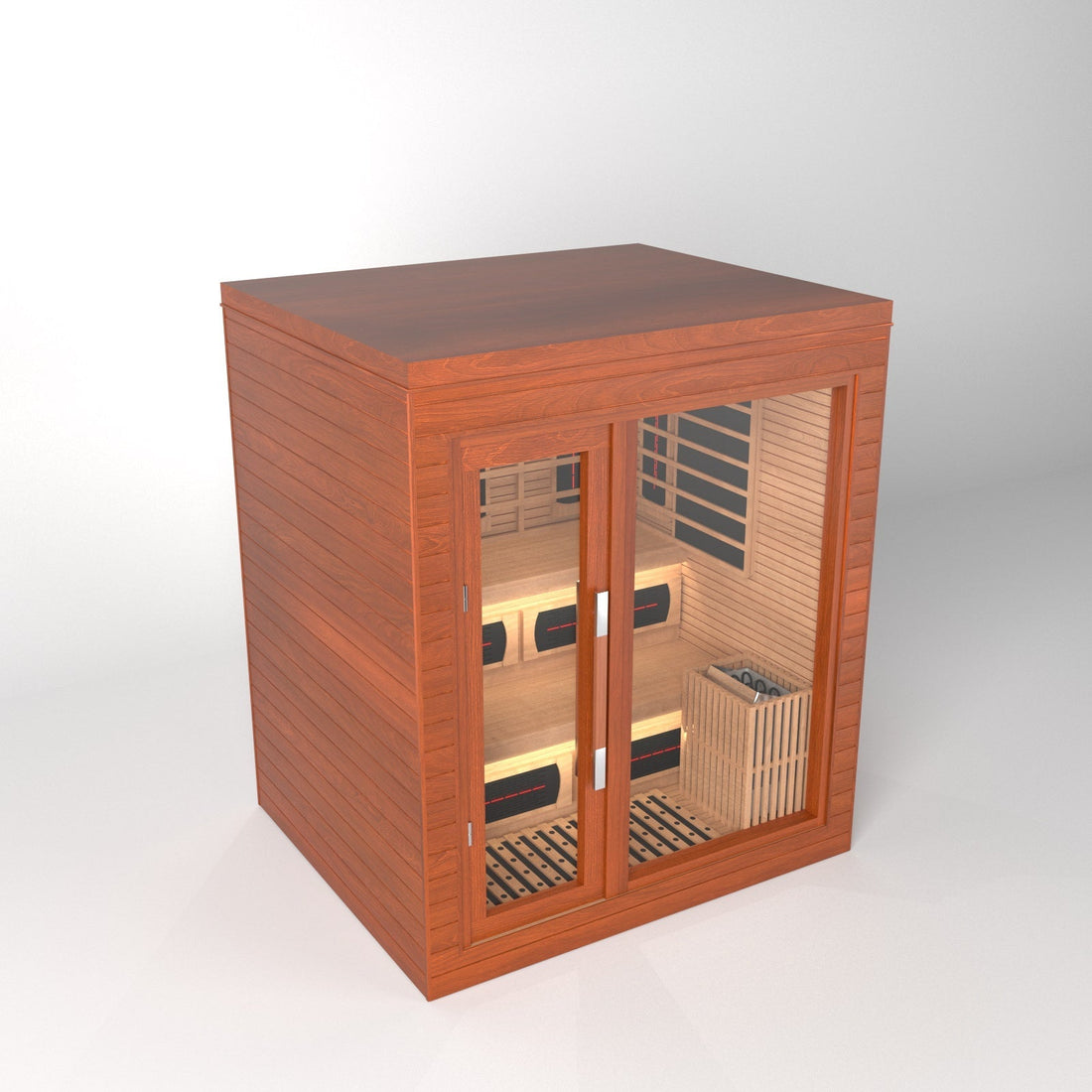 SAUNASNET Indoor Dual-System Luxury Cabin Sauna Luna - 4