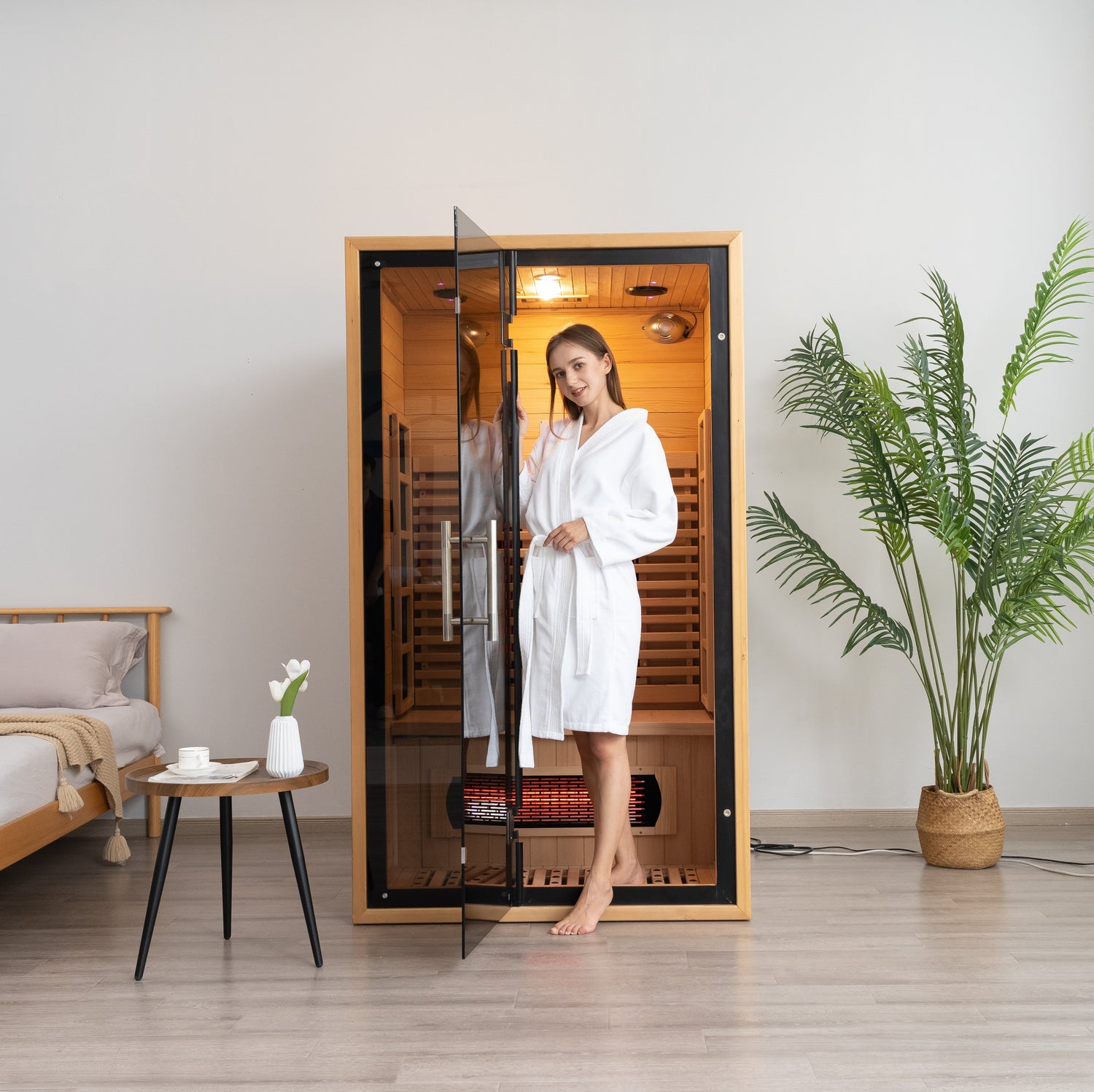 SAUNASNET Luxury Ozone Indoor Dry Sauna Far Infrared 03