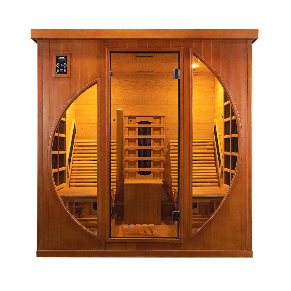 SAUNASNET Indoor Sauna Room with Recliner（Best Seller）Far Infrared 01