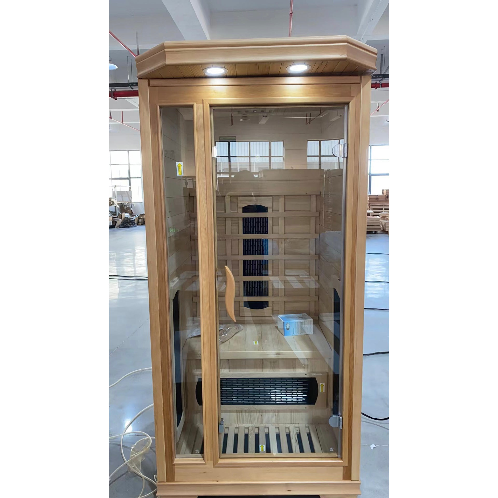 SAUNASNET Indoor Wooden Dry Cabin Customized Sauna Room Far Infrared 04