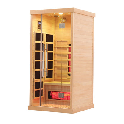 SAUNASNET Full Spectrum Indoor Solid Wood Sauna Far Infrared 11