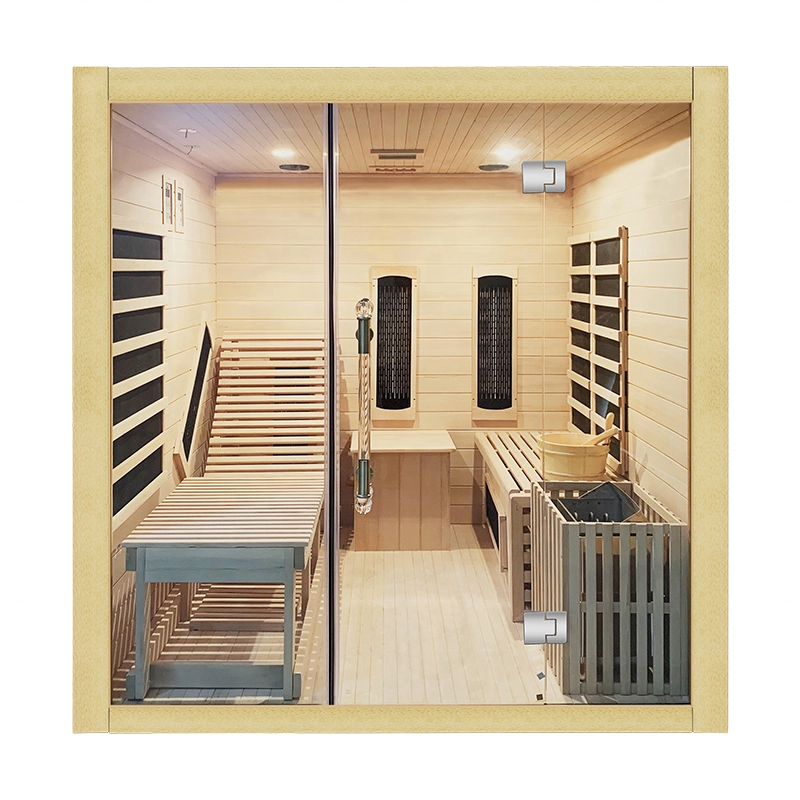 SAUNASNET Indoor Steam and Far-infrared Sauna Dual System 01