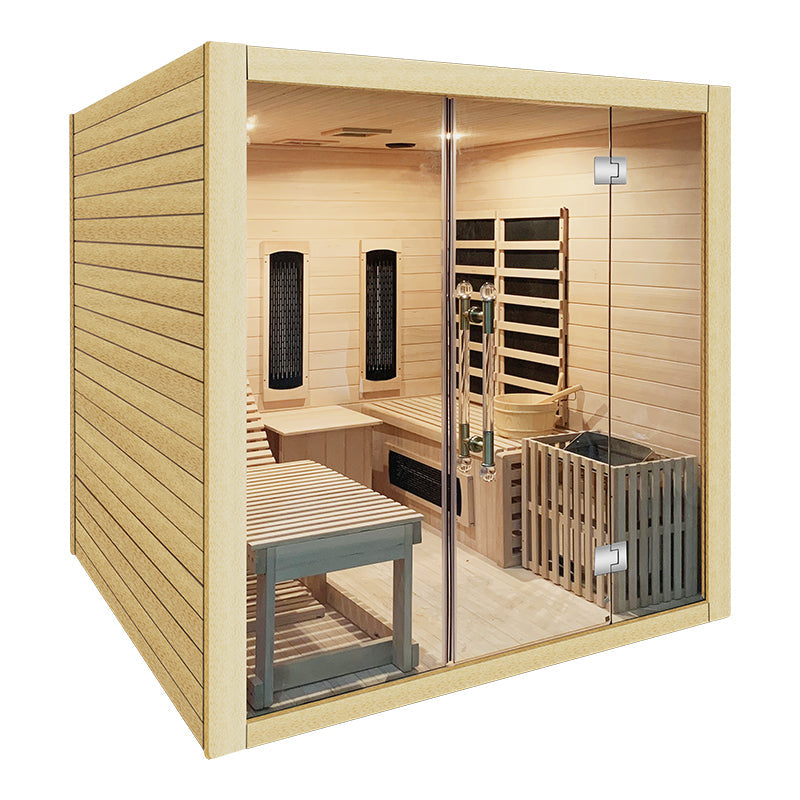 SAUNASNET Indoor Steam and Far-infrared Sauna Dual System 01