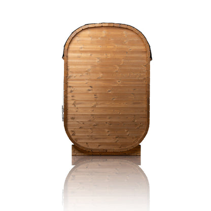 SAUNASNET Scandinavian 1 Person Outdoor Sauna Barrel 15