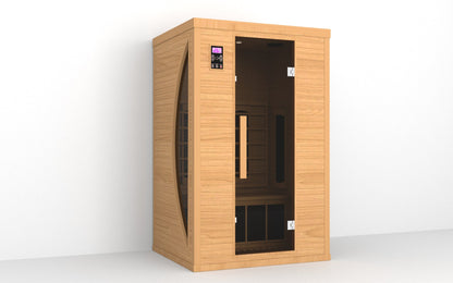 SAUNASNET Luxury Indoor Solid Wood Sauna Far Infrared 12