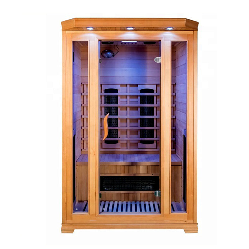 SAUNASNET Indoor Wooden Dry Cabin Customized Sauna Room Far Infrared 04