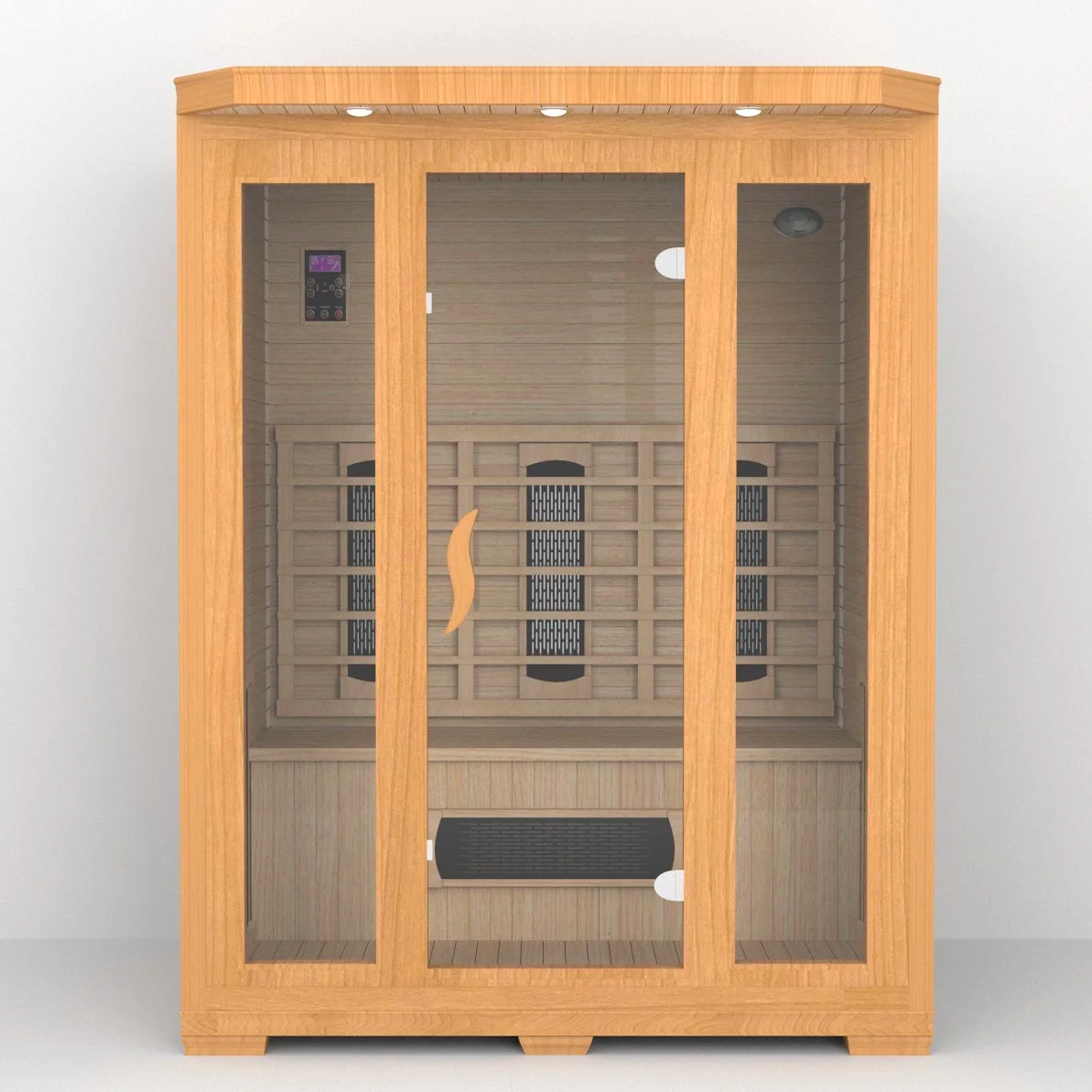 SAUNASNET Indoor Wooden Dry Cabin Customized Sauna Room Far Infrared 04