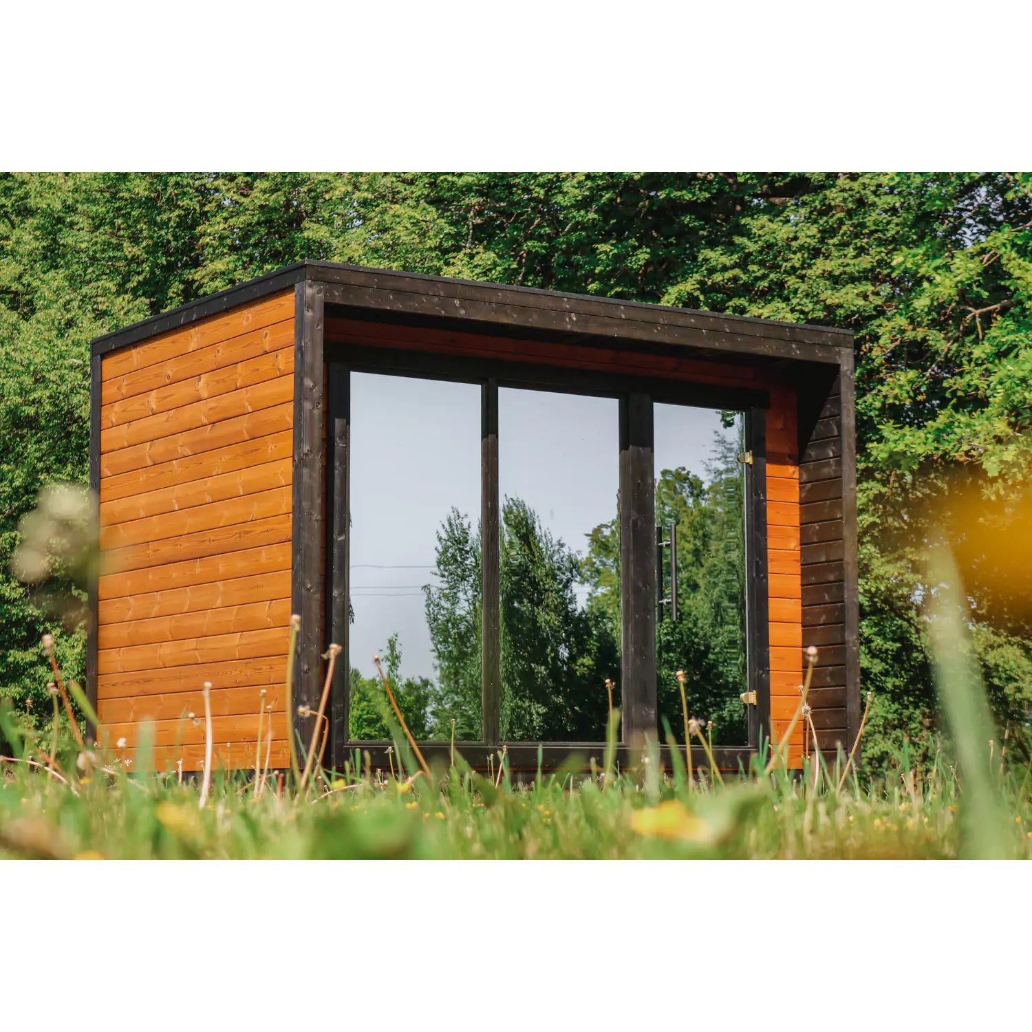 SAUNASNET Outdoor Cabin Square Sauna Terra 03