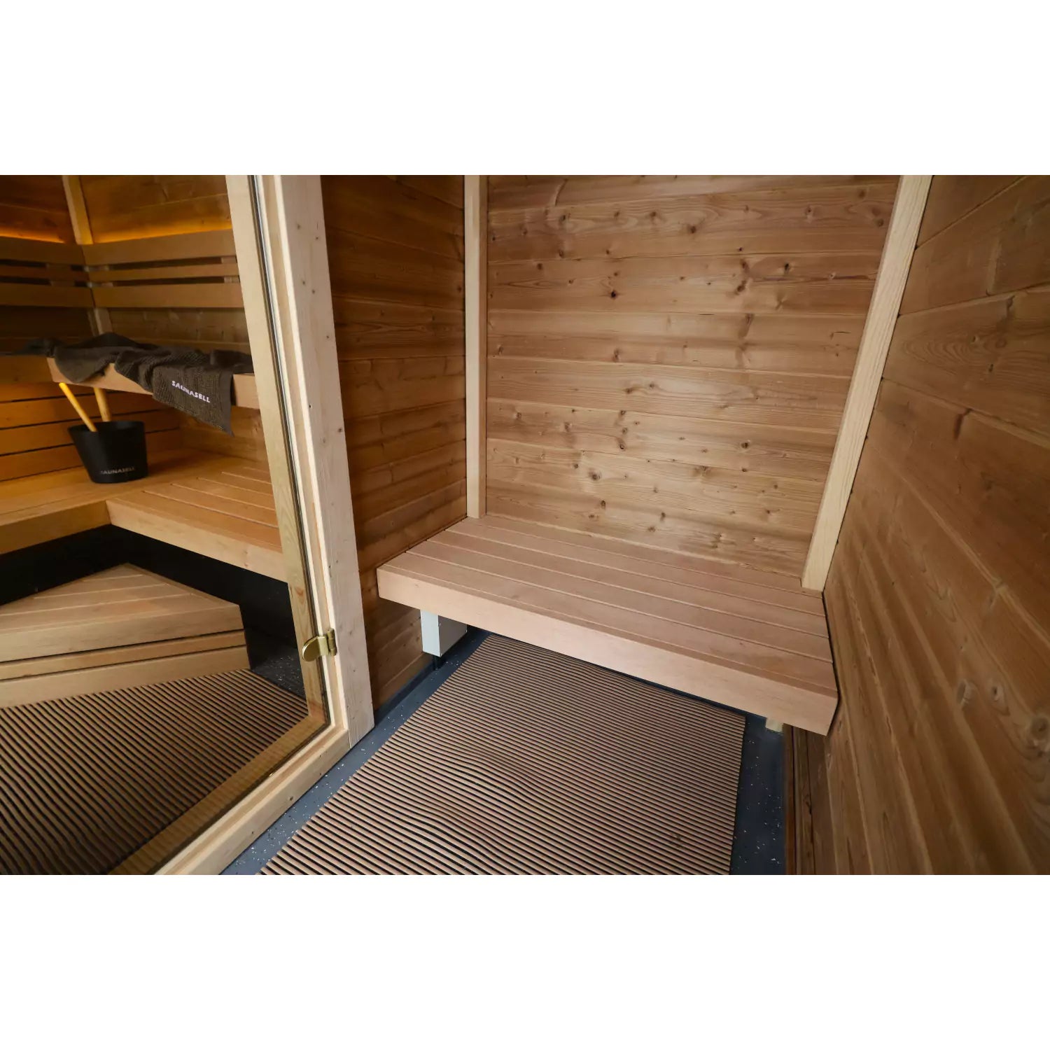 SAUNASNET Outdoor Cabin Square Sauna Terra 03