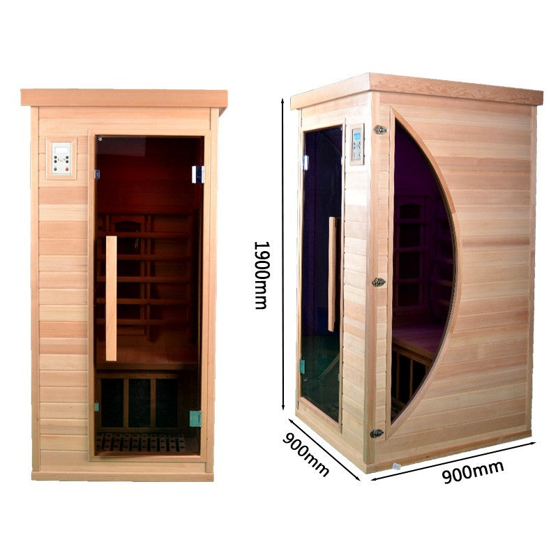 SAUNASNET Luxury Indoor Solid Wood Sauna Far Infrared 12