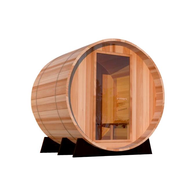 SAUNASNET Simple Style Outdoor Wood Sauna Barrel 09